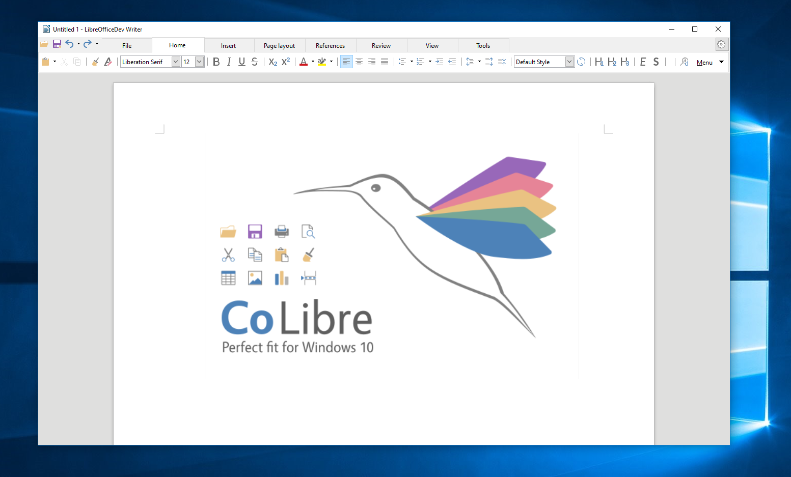 LibreOffice  fits Windows 10 – LibreOffice